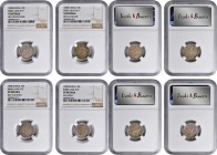 Kirin

CHINA. Kirin. Quartet of 7.2 Candareens - 10 Cents (4 Pieces), ND (1898). All NGC VF Details Certified.

L&M-519; KM-Y-180. 1) Cleaned. 2-3...
