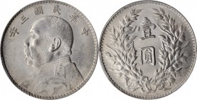 Year 3/1914 (L&M: 63-73 / 858-860)

CHINA. Dollar, Year 3 (1914). PCGS MS-61 Gold Shield.

L&M-63; K-646; KM-Y-329. Triangle Yuan variety. Featuri...