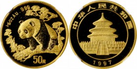 Pandas Issues

CHINA. 50 Yuan, 1997. Panda Series. NGC MS-63.

Fr-B5; KM-990; PAN-280b. Large Date variety. Moderately handled with numerous graze...