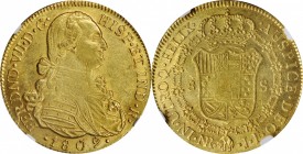 COLOMBIA

COLOMBIA. 8 Escudos, 1809-NR JF. Nuevo Reino Mint. Ferdinand VII. NGC AU-58.

Fr-60; KM-66.1; Cal-Type-24#94. Struck with the bust of Ch...