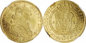 COLOMBIA

COLOMBIA. 8 Escudos, 1812/1/0-NR JF. Nuevo Reino Mint. Ferdinand VII. NGC MS-62.

Fr-60; KM-66.1. A great example of this unusual 'doubl...