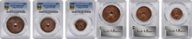 CONGO

CONGO. Trio of Copper Denominations (3 Pieces), 1888. All PCGS Gold Shield Certified.

1) 10 Cents. 1888. MS-64+ Brown. KM-4. 2) 5 Cents. 1...