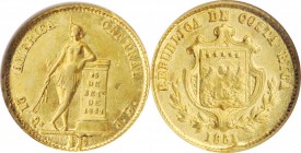 COSTA RICA

COSTA RICA. 1/2 Escudo, 1851-JB. San Jose Mint. NGC AU-58.

Fr-10; KM-97. Mintage: 6,565. A nicely struck little coin with abundant fi...