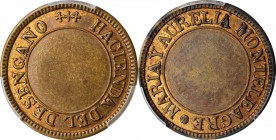 COSTA RICA

COSTA RICA. Hacienda del Desengano. Maria y Aurelia Montealegre Bronze Token, ND (ca. 1900). PCGS MS-64 Red Brown Gold Shield.

Rulau-...