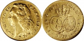 Louis XV and earlier (through 1774)

FRANCE. 2 Louis d'Or, 1756/5. Pau Mint. Louis XV. NGC EF-45.

Fr-463; KM-522. A clear 6/5 overdate. A well st...