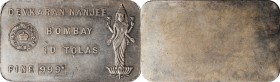 Republic

INDIA. 10 Tolas Silver Ingot, ND. UNCIRCULATED.

Weight: 116.62 gms. From Devkaran Nanjee, Dena Bank, Bombay, made at the H.M. Mint. A l...
