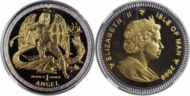 ISLE OF MAN

ISLE OF MAN. Bi-Metallic Angel, 2009. NGC PROOF-69 Ultra Cameo.

Fr-B15a; KM-1468. An attractive and brilliant Proof with hard mirror...