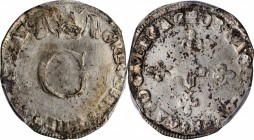 Italian States (including Papal and Vatican City)

ITALY. Papal States. 6 Bianchi (Pinatelle), ND (1572-85). Avignon Mint. Gregory XIII. PCGS Genuin...