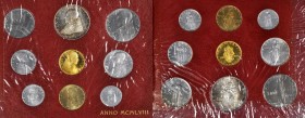Italian States (including Papal and Vatican City)

ITALY. Vatican City. Mint Set (9 Pieces), 1958 Year XX. GEM UNCIRCULATED.

cf. KM-MS58 (lacking...
