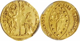 Italian States (including Papal and Vatican City)

ITALY. Venice. Zecchino, ND (1789-97). Ludovico Manin. PCGS Genuine--Cleaned, Unc Details Gold Sh...