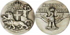 Italian Kingdom to current (since 1861)

ITALY. Kingdom. Minister of War Grand Prize Silver Award Medal, ND (1935). CHOICE UNCIRCULATED.

90mm; 38...