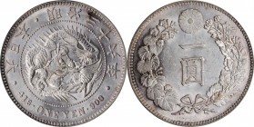 JAPAN

JAPAN. Yen, Year 36 (1903). Osaka Mint. Mutsuhito (Meiji). ICG MS-62.

KM-Y-A25.3; JNDA 01-10A. Full of cartwheel brilliance and shimmering...
