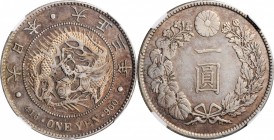 JAPAN

JAPAN. Yen, Year 3 (1914). NGC AU-55.

KM-Y-38; JNDA-01-10A. A one-year type, this example offers a delightful golden-crimson tone along wi...