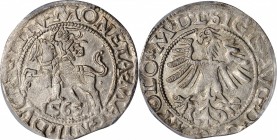 LITHUANIA

LITHUANIA. Vilnius. 1/2 Groat, 1565. Sigismund II Augustus. PCGS MS-62 Gold Shield.

Ivanauskas-4SA165-34. A lightly toned coin with go...