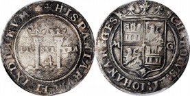 Carlos & Johanna

MEXICO. 4 Reales, ND (1542-48)-M G. Mexico City Mint. Charles & Johanna. PCGS Genuine--Environmental Damage, EF Details Gold Shiel...