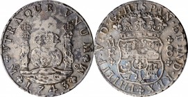 Pillars

MEXICO. 8 Reales, 1743-Mo MF. Mexico City Mint. Philip V. PCGS Genuine--Corrosion Removed, EF Details Gold Shield.

KM-103; Cal-Type 147 ...