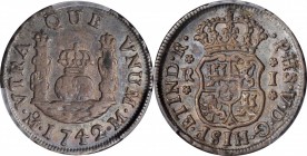 Pillars

MEXICO. Real, 1742-Mo M. Mexico City Mint. Philip V. PCGS AU-53 Gold Shield.

KM-75. A delightful minor, this lightly handled specimen of...