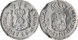 Pillars

MEXICO. 1/2 Real, 1746-Mo M. Mexico City Mint. Philip V. NGC MS-63.

KM-66; Cal-Type 291 #1871; Yonaka-M05-46; Gil-M-05-19. A blast white...