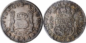 Pillars

MEXICO. 8 Reales, 1754-Mo MM. Mexico City Mint. Ferdinand VI. PCGS Genuine--Environmental Damage, VF Details Gold Shield.

KM-104.2; Cal-...