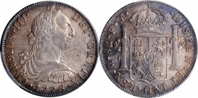 Portraits

MEXICO. 8 Reales, 1776-Mo FM. Mexico City Mint. Charles III. PCGS AU-58 Gold Shield.

KM-106.2; FC-57; El-82; Yonaka-M8-76. A boldly st...