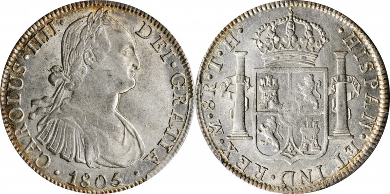 Portraits

MEXICO. 8 Reales, 1805/4-Mo TH. Mexico City Mint. Charles IV. PCGS ...