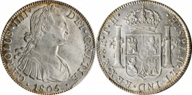Portraits

MEXICO. 8 Reales, 1805/4-Mo TH. Mexico City Mint. Charles IV. PCGS AU-58 Gold Shield.

KM-109; Yonaka-M8-105a. A clear overdate. A dece...