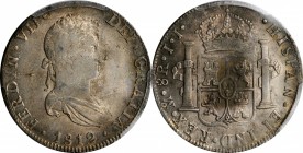 Portraits

MEXICO. 8 Reales, 1812-Mo JJ. Mexico City Mint. Ferdinand VII. PCGS AU-58 Gold Shield.

KM-111; Yonaka-M8-112. A well struck portrait c...