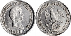 Empire of Iturbide

MEXICO. 1/2 Real, 1822-Mo JM. Mexico City Mint. Augustin I Iturbide. PCGS MS-61 Gold Shield.

KM-301. A sharply struck coin wi...