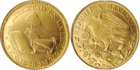 Republic Reales

MEXICO. 8 Escudos, 1823-Mo JM. Mexico City Mint. NCS VF Details--Removed from Jewelry.

Fr-63; KM-382.2; H/O-pg. 93 Type II. "Hoo...