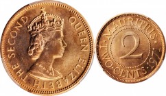 MAURITIUS

MAURITIUS. 1971. PCGS SPECIMEN-65 Red Gold Shield.

KM-32. The antepenultimate date within this series, the present example is clearly ...