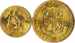 PHILIPPINES

PHILIPPINES. 5 Centavos, 1966. Kings Norton Mint. PCGS SPECIMEN-67 Gold Shield.

KM-187. A VERY RARE specimen striking from this mint...