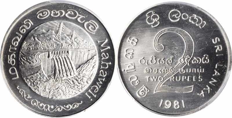 SRI LANKA

SRI LANKA. 2 Rupees, 1981. PCGS SPECIMEN-66.

KM-145. FAO issue: ...