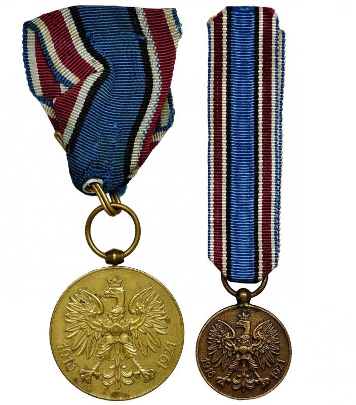 Set, II RP, Commemorative Medal for the War of 1918-1921
Zestaw, Medal Pamiątkow...