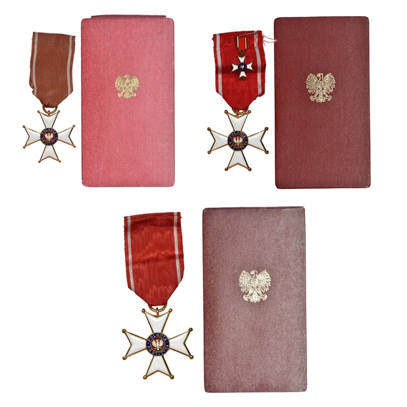 Zestaw, Krzyże Orderu Odrodzenia Polski (3 szt.)
Zestaw trzech Krzyży:
- Krzyż O...