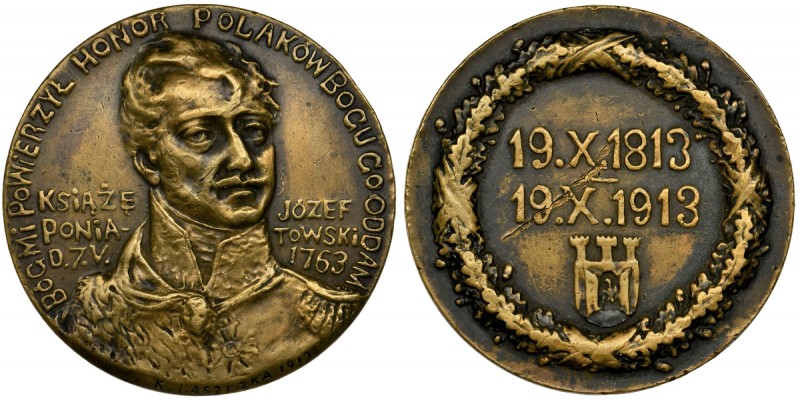 100th anniversary of the death of Prince Joseph Poniatowski, Medal 1913 - RARE
M...