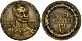100th anniversary of the death of Prince Joseph Poniatowski, Medal 1913 - RARE
Medal projektu Konstantego Laszczki, wybity na 100-tną rocznicę śmierci...
