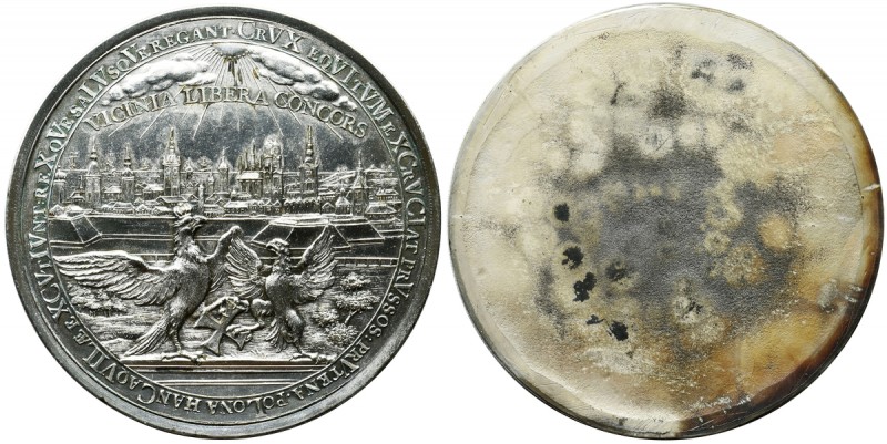 August III Sas, Medal Gdańsk, 300-lecie przyłączenia Prus do Polski 1754 - jedno...