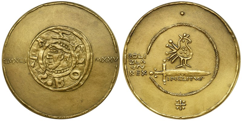 Bolesław Chrobry, Medal 1973
Medal autorstwa Witolda Korskiego z serii królewski...