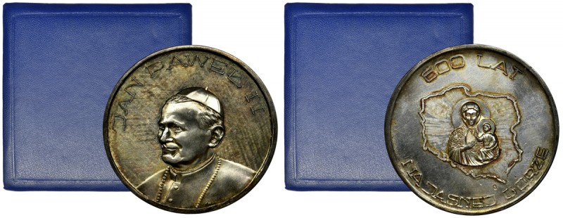 Jan Paweł II, 600 lat Jasnej Góry, Medal 1983
Medal pamiątkowy projektu Mieczysł...