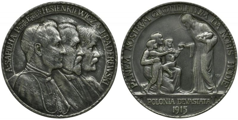 Polonia Devastata, Medal 1915
Medal Polonia Devastata z 1915 roku, autorstwa Jan...