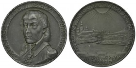 Tadeusz Kościuszko, Medal 1917
Medal autorstwa Jana Wysockiego, na pamiątkę setnej rocznicy śmierci Tadeusza Kościuszki, sygnowany.
Awers: popiersie w...