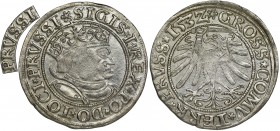 Sigismund I the Old, Groschen Thorun 1532 - PRVSSI
Znakomity egzemplarz, z obustronnym lustrem.&nbsp;
Dobrze wybity.&nbsp;
Dużo rzadsza od pozostałych...