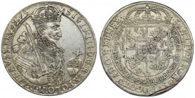 Sigismund III Vasa, Thaler Bromberg 1627 - RARE
Rzadszy rocznik.
Atrakcyjny egzemplarz o dobrej prezencji. Detale ostre, a tło z mocnym połyskiem.&nbs...