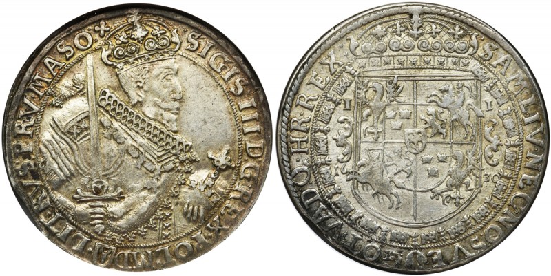 Sigismund III Vasa, Thaler Bromberg 1630 II - NGC AU55
Bardzo ładny talar Zygmun...