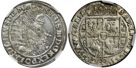 Sigismund III Vasa, 1/4 Thaler Bromberg 1622 - PR M - NGC MS64
&nbsp;
Przepięknej urody ort bydgoski, stanowiący rzadkość w takim stanie zachowania.
W...