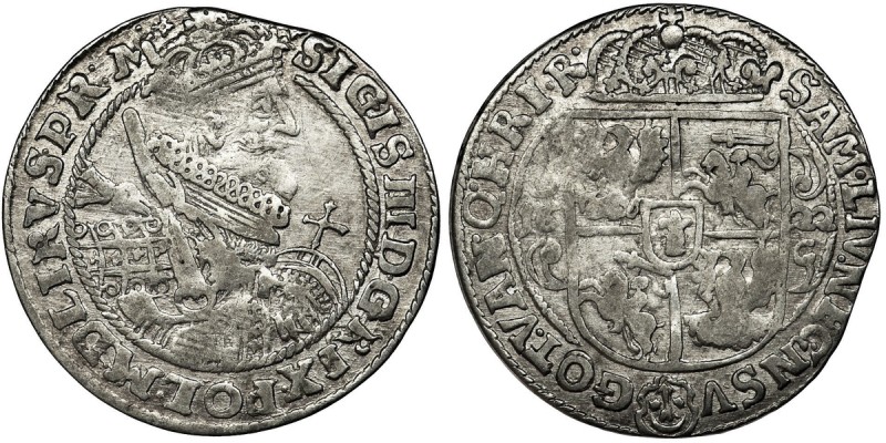 Sigismund III Vasa, 1/4 Thaler Bromberg 1622 - PR M
Bardzo ciekawy, odmienny typ...