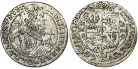Sigismund III Vasa, 1/4 Thaler Bromberg 1624 - PRVS M
Bardzo ładny, połyskowy egzemplarz. Rewers z menniczym lustrem.
Odmiana legendowa PRVS M. Refere...