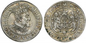 Sigismund III Vasa, 1/4 Thaler Danzig 1617 - PRVS•
Ładny ort. Zdrowy detal i przyjemny połysk Delikatna patyna.
Odmiana PRVS• na końcu napisów. Refere...