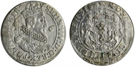Sigismund III Vasa, 1/4 Thaler Danzig 1624/3 - PCGS AU58 - PR•
Data przebita z 1623 roku. Końcówka napisu na awersie PR•.
Ładny z połyskiem i dobrym d...