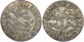 Sigismund III Vasa, 1/4 Thaler Danzig 1626/5 - P:
Data przebita z 1625 rok,&nbsp;P: kończy napis otokowy.
Odmiana z grubym łańcuchem z Orderem Złotego...